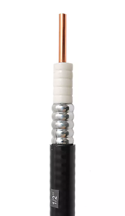 Cable coaxial corrugado de 50 ohmios AL RF de 1/2" N.º 7101107
